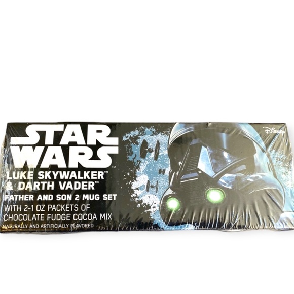 New Disney Star Wars Luke Skywalker and Darth Vader Father and Son 2 Mug Set - Picture 2 of 5
